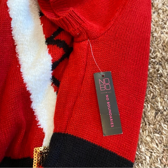 Ugly Women’s Christmas sweater dress Mrs. Claus Juniors 7/9 Medium NWT - Picture 6 of 6